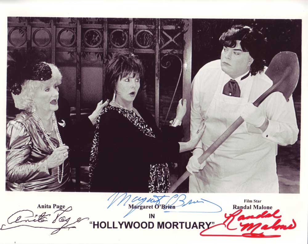 Hollywood Mortuary In-person autographed Cast photo