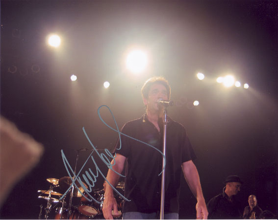 Huey Lewis in-person autographed photo
