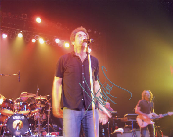 Huey Lewis in-person autographed photo