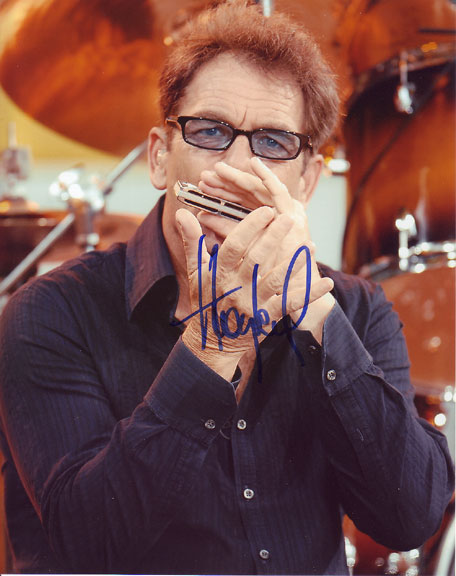 Huey Lewis in-person autographed photo