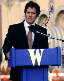 Hugh Grant in-person autographed photo