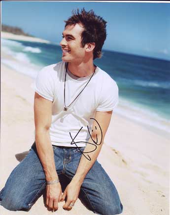 Ian Somerhalder in-person autographed photo