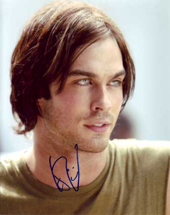 Ian Somerhalder autographed photo for sale