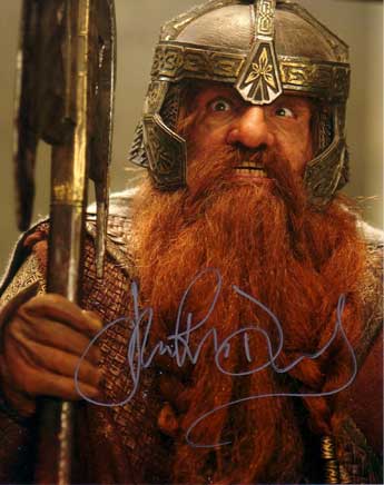 John Rhys-Davies in-person autographed photo