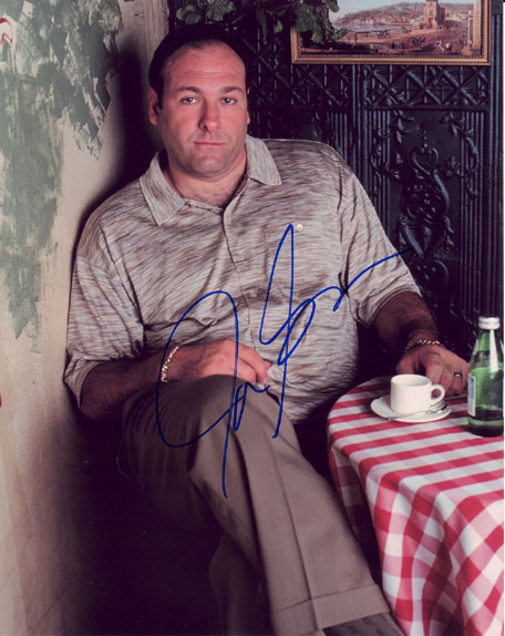 James Gandolfini autographed photo for sale