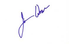James Woods Autographed Index Card