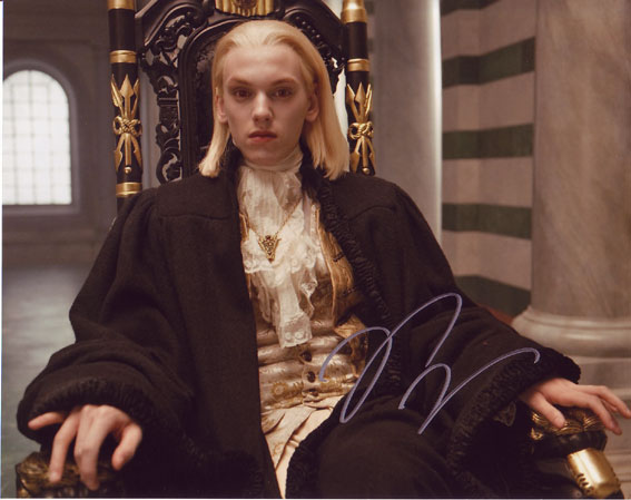 Jamie Campbell Bower in-person autographed photo