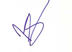 Jason Schwartzman Autographed Index Card