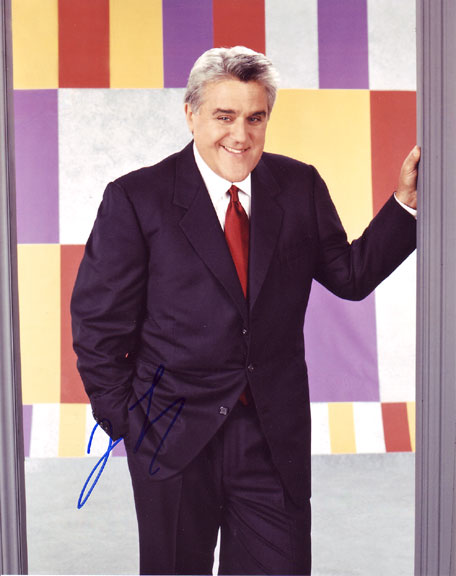 Jay Leno autographed photo for sale