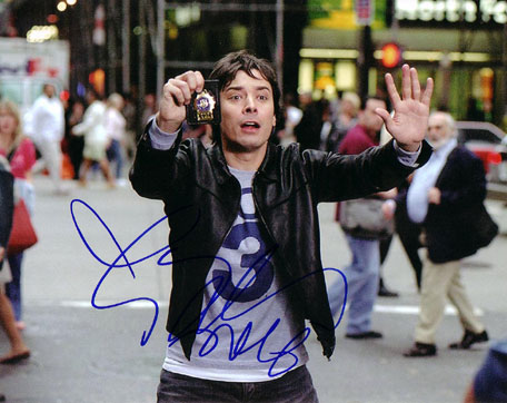Jimmy Fallon in-person autographed photo