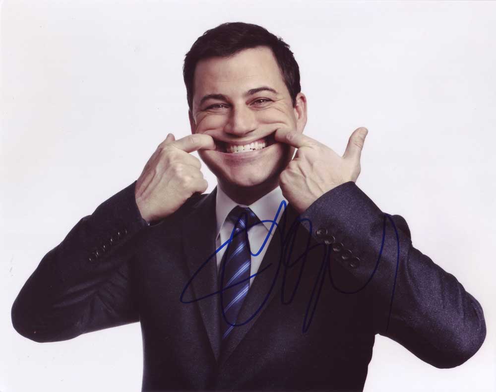 Jimmy Kimmel in-person autographed photo