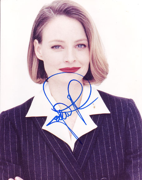 Jodie Foster in-person autographed photo