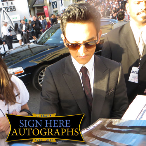 John Cho in-person autographed photo