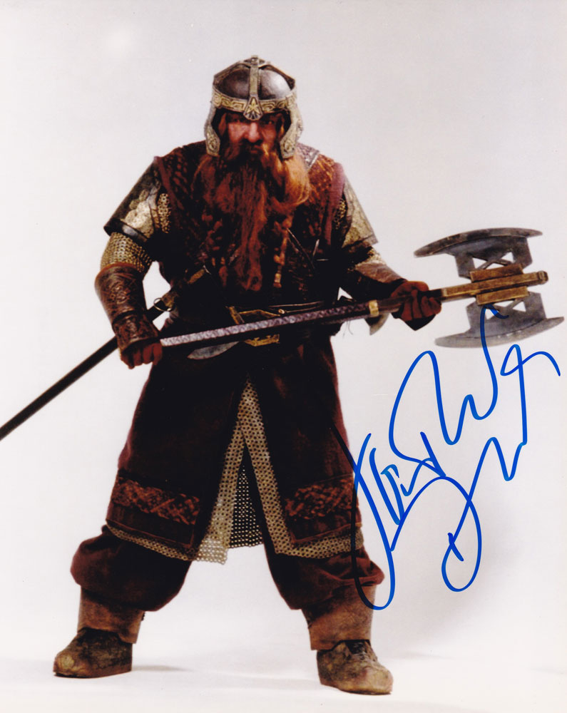John Rhys-Davies in-person autographed photo