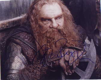 John Rhys-Davies in-person autographed photo