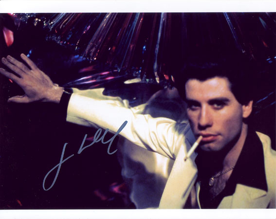 John Travolta in-person autographed photo