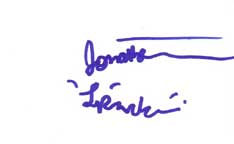 Jonathan Lipnicki Autographed Index Card