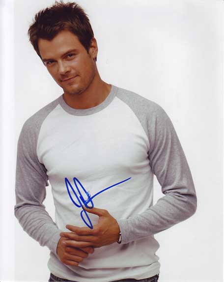 Josh Duhamel In-person autographed photo