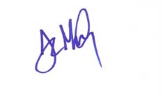 Jay Mohr Autographed Index Card