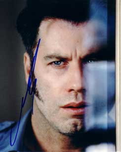 John Travolta autographed photo for sale