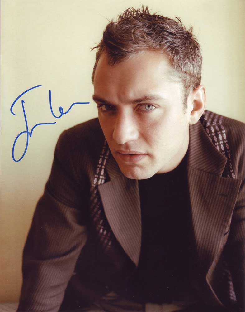 Jude Law in-person autographed photo