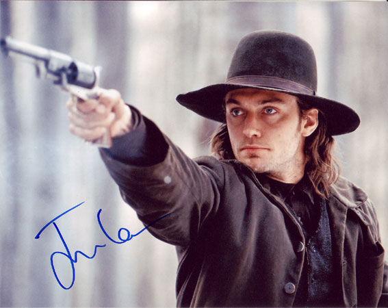 Jude Law in-person autographed photo