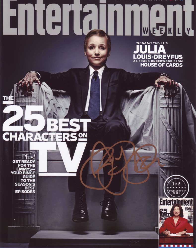 Julia Louis-Dreyfus in-person autographed photo
