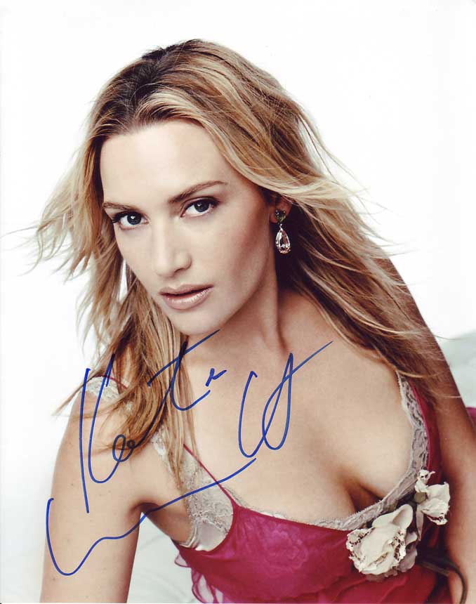 Kate Winslet in-person autographed photo