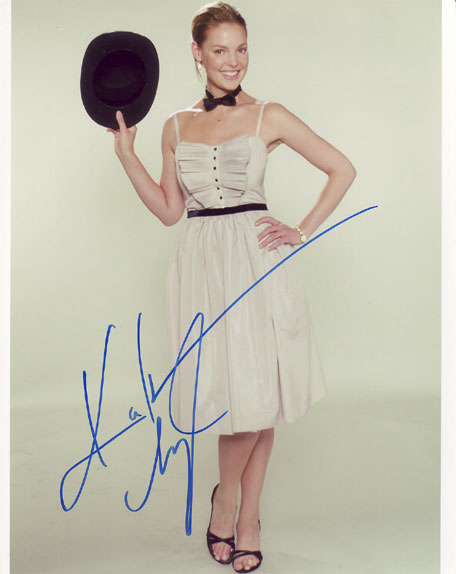 Katherine Heigl in-person autographed photo