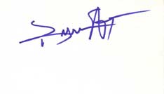 Keenen Ivory Wayans Autographed Index Card