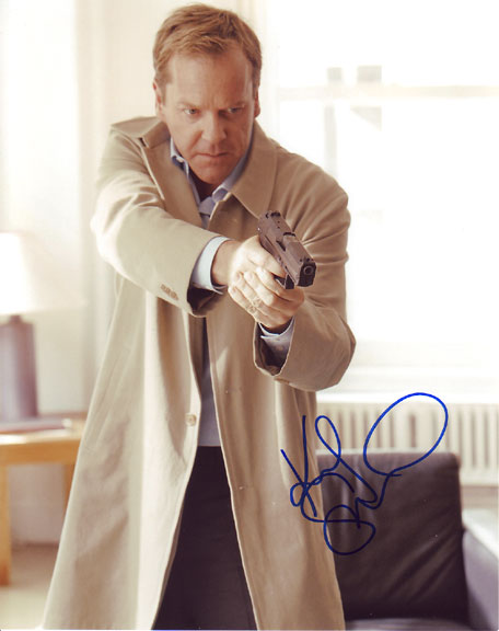 Kiefer Sutherland in-person autographed photo