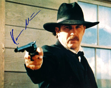 Kevin Costner in-person autographed photo