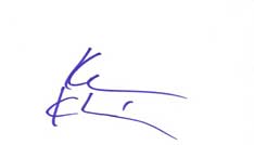 Kevin Kline Autographed Index Card