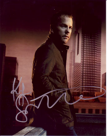 Kiefer Sutherland in-person autographed photo