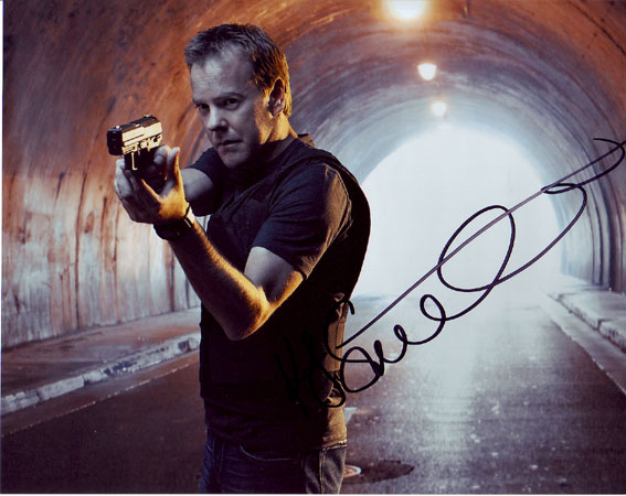 Kiefer Sutherland in-person autographed photo
