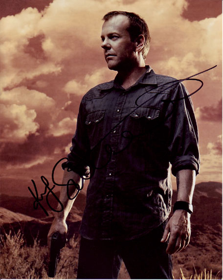 Kiefer Sutherland in-person autographed photo