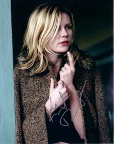 Kirsten Dunst in-person autographed photo