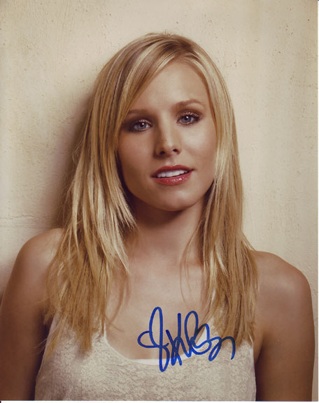 Kristen Bell in-person autographed photo