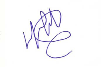 LL Cool J Autographed Index Card