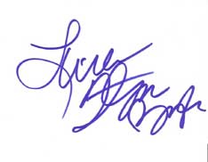 Lara Flynn Boyle Autographed Index Card