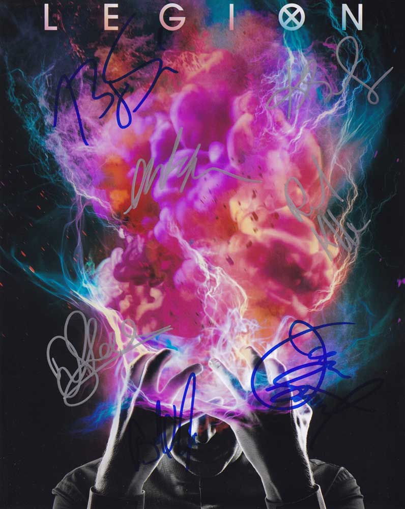 Legion In-person autographed Cast Photo by 7