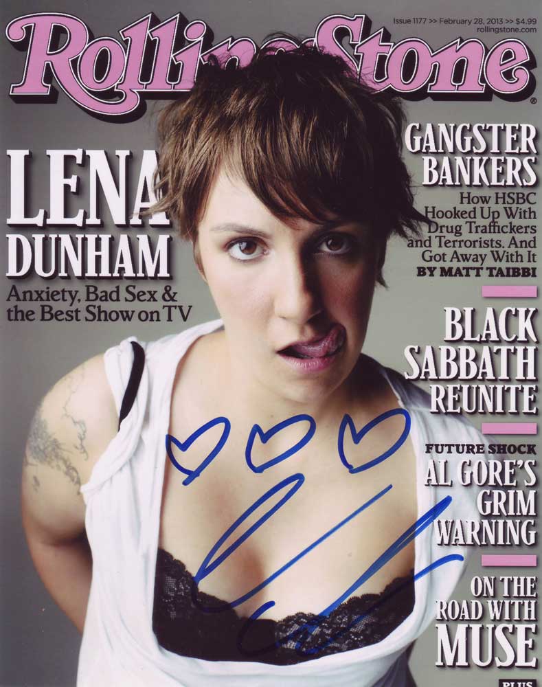 Lena Dunham In-person Autographed Photo
