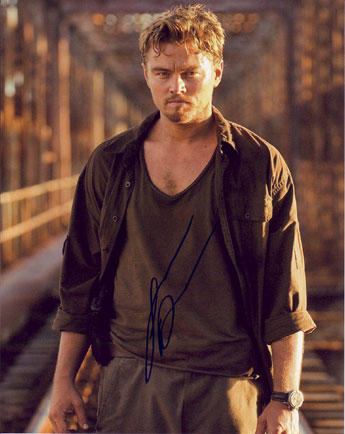 Leonardo DiCaprio autographed photo for sale
