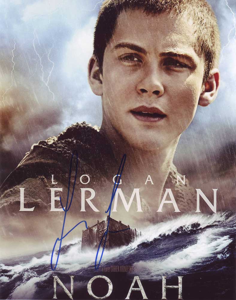 Logan Lerman in-person autographed photo
