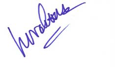 Lorenzo Lamas Autographed Index Card