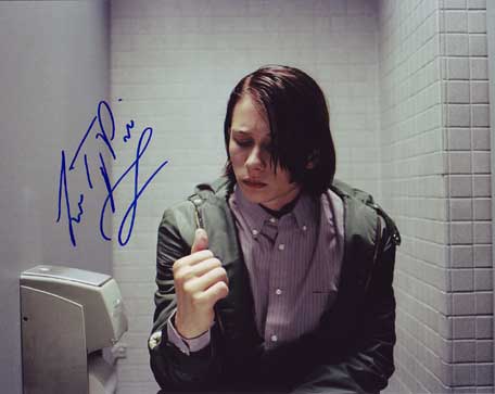 Lou Taylor Pucci in-person autographed photo