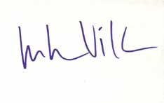 Luke Wilson Autographed Index Card