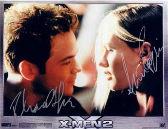 The X-men 2 in-person autographed photo