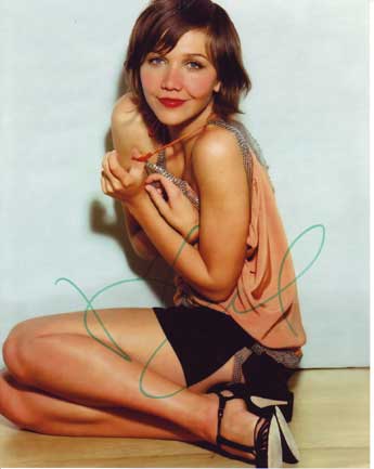 Maggie Gyllenhaal in-person autographed photo
