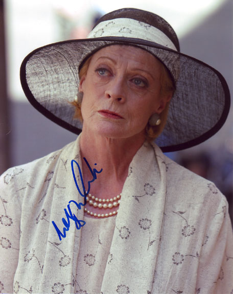 Maggie Smith in-person autographed photo